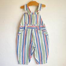 Load image into Gallery viewer, Beaut vintage stripe bubble fit dungarees // 18 months+ ๐