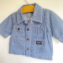 Load image into Gallery viewer, Classic Oshkosh hickory stripes jacket // 3 months 😎