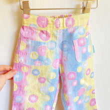 Load image into Gallery viewer, Amazing vintage bubble print flared trousers // 18 months 🫧