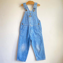 Load image into Gallery viewer, Vintage Oshkosh light blue denim dungarees // 4 years*