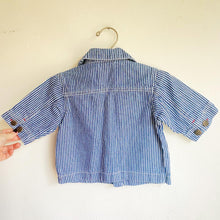 Load image into Gallery viewer, Classic Oshkosh hickory stripes jacket // 3 months 😎
