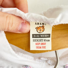Load image into Gallery viewer, Vintage Adams embroidered collar summer blouse // 9-12 months 🌸