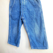 Load image into Gallery viewer, Classic vintage mid blue Oshkosh dungarees // 2 years