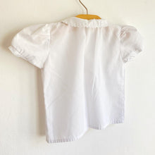 Load image into Gallery viewer, Vintage Adams embroidered collar summer blouse // 9-12 months 🌸