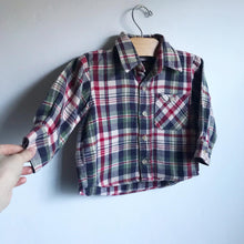Load image into Gallery viewer, Sweet vintage 90s tartan flannel shirt from George 😎 // 1-1.5 years