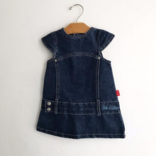 Load image into Gallery viewer, Stunning true vintage ELLE denim dress // 18 months