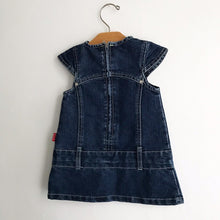 Load image into Gallery viewer, Stunning true vintage ELLE denim dress // 18 months