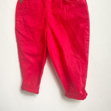 Load image into Gallery viewer, Vintage St. Bernard soft red dungarees // 18-24 months ❤️