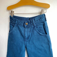 Load image into Gallery viewer, Vintage Oshkosh turquoise pinstripe jeans // 5 years*
