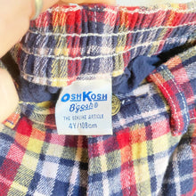 Load image into Gallery viewer, Vintage Oshkosh tartan trousers // 4 years+