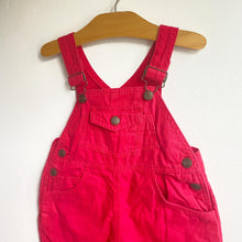 Load image into Gallery viewer, Vintage St. Bernard soft red dungarees // 18-24 months ❤️