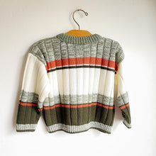 Load image into Gallery viewer, Vintage Mackay’s lumberjack teddy bear knitted jumper // 2-3 years 🐻