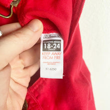 Load image into Gallery viewer, Vintage St. Bernard soft red dungarees // 18-24 months ❤️