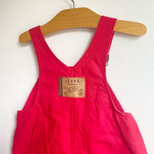 Load image into Gallery viewer, Vintage St. Bernard soft red dungarees // 18-24 months ❤️