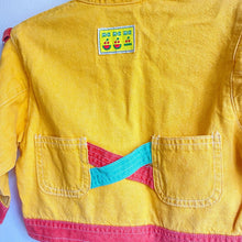 Load image into Gallery viewer, Amazing colour block soft denim jacket // Approx. 12-18 months 🤩
