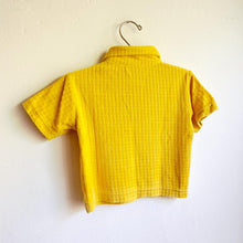 Load image into Gallery viewer, Sweet vintage E.A Outerwear for Tots waffle polo top // 18-23 months 🌼
