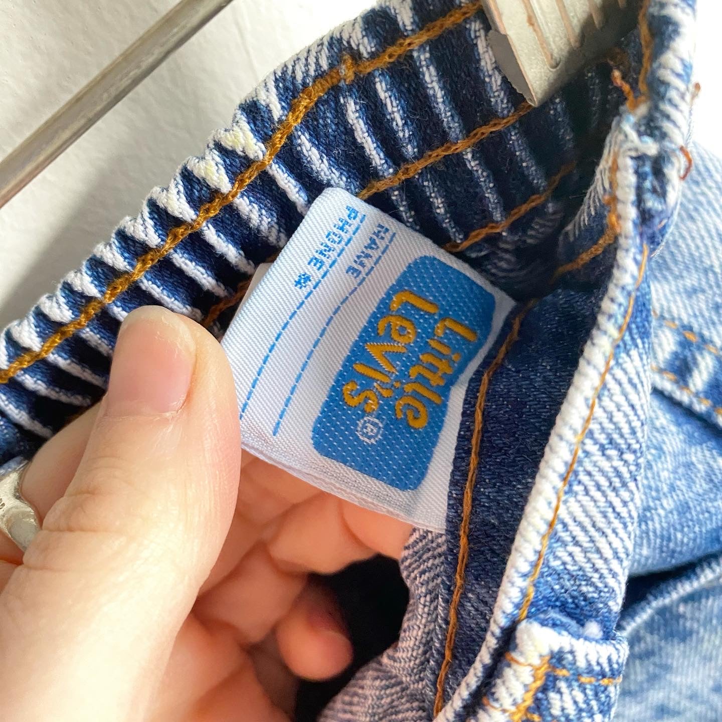 Vintage Little Levis acid wash baby jeans // 9-12 months