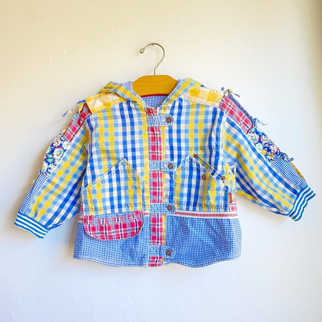 Vintage Oilily spring tartan jacket // 24 months 🤩