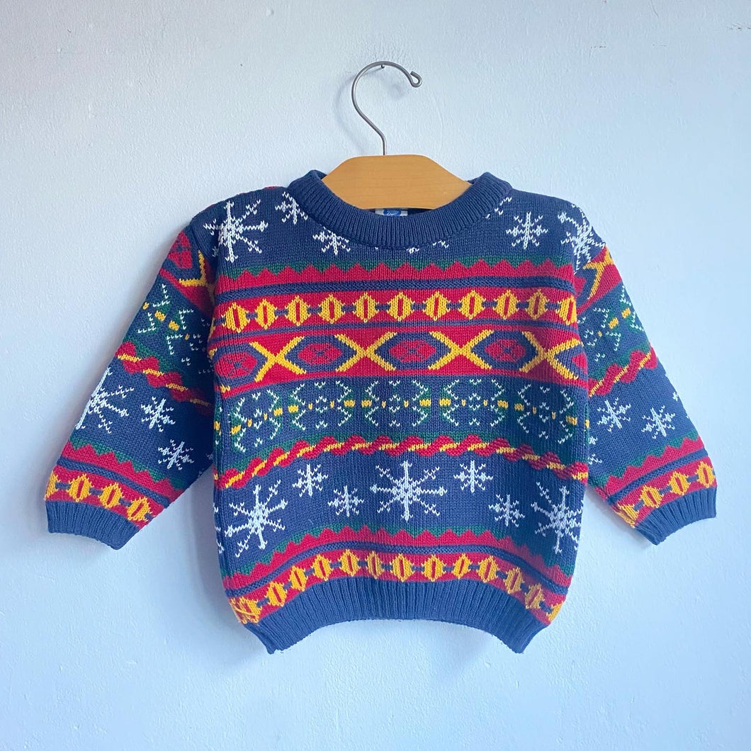 Vintage Boots Christmas knit 🧶 // 2-3 years