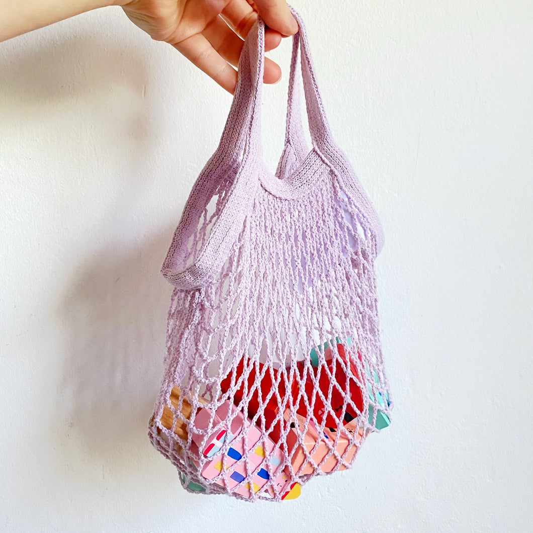Mini string shopping bag - Lilac 💜