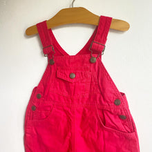 Load image into Gallery viewer, Vintage St. Bernard soft red dungarees // 18-24 months ❤️
