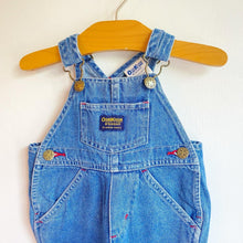 Load image into Gallery viewer, Sweet baby Oshkosh denim dungarees // 3 months
