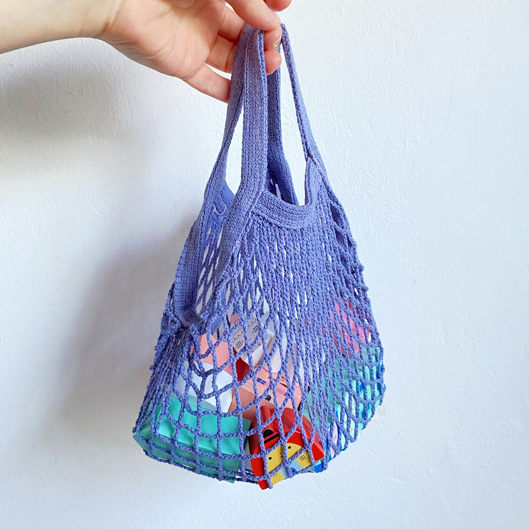 Mini string shopping bag - Cosmic Purple 🪐