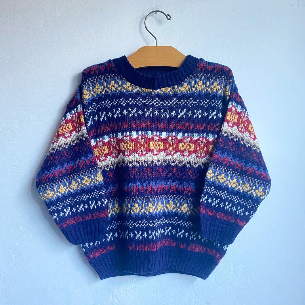 Vintage Mothercare knitted jumper // 3-4 years ✨